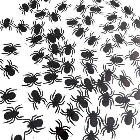 

200 шт./пакет, искусственный паук, летучая мышь, реквизит, плоская задняя часть, рассеивание, Хэллоуин, декорации для сцены Хэллоуина A