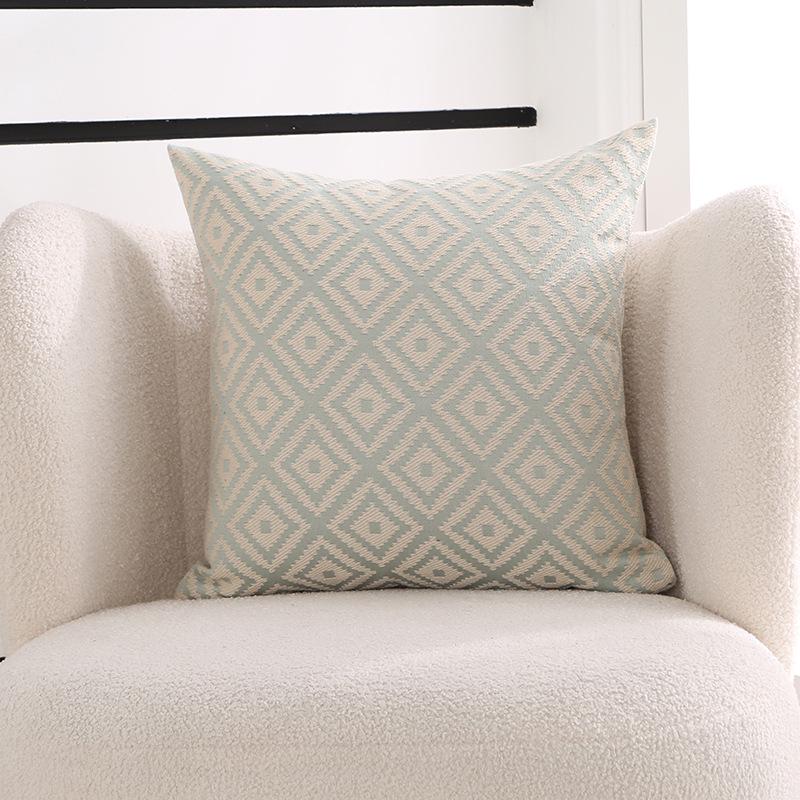 

Скандинавский геометрический чехол для поясничной подушки и подушки для спинки дивана, офиса или автомобиля 45*45cm Cover