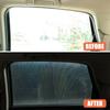 1/2Pcs DIY Car Stickers  42x38cmSun Shades Sun Protection Window Cover Black PVC Sunshade Side Window Shield with Small Holes