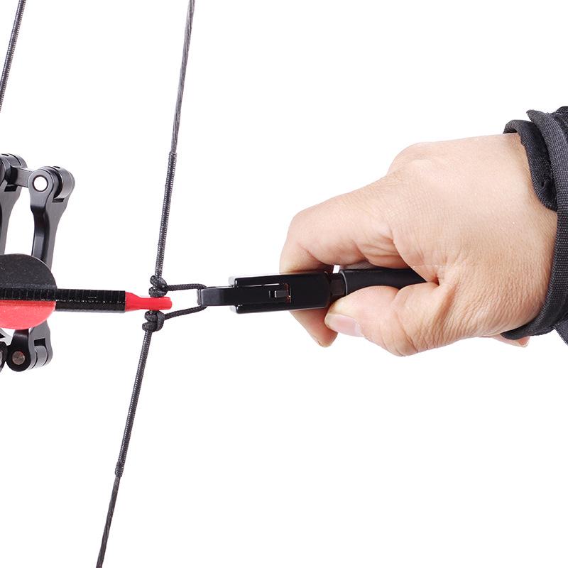360° Rotating Composite Pulley Bow Wrist Release for Archery