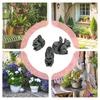Animal Plant Pot Foot Flower Pot Support Resin Craft Decoration Set Of 3 Outdoor Statue Garden Pot Planter Feet Planter Support