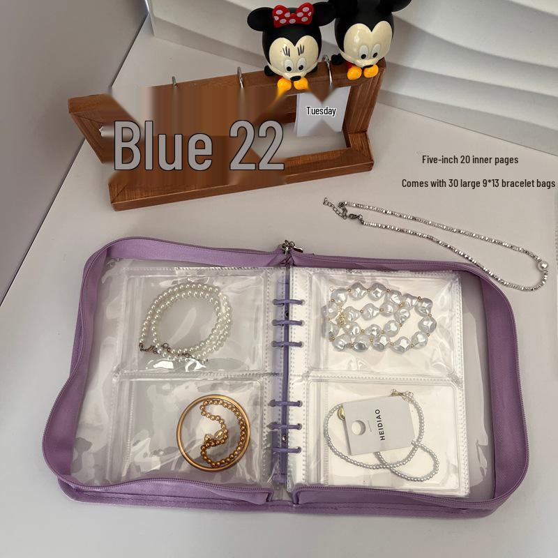 8cm Thick Jewelry Storage Book: Dustproof & Anti-oxidation PVC, Securely Holds Earrings & Bracelets