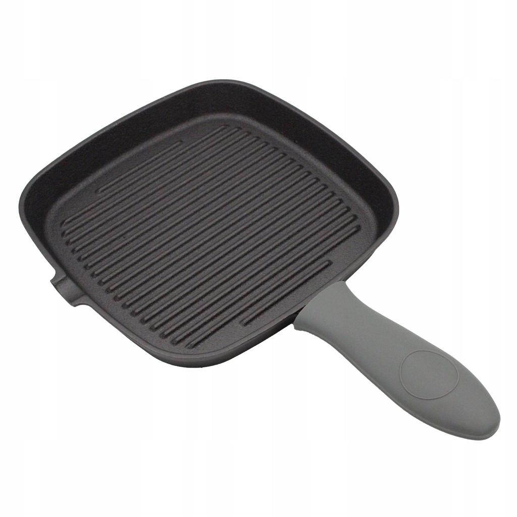 Patelnia grillowa żeliwna 24x24cm BRUNBESTE BB-2668