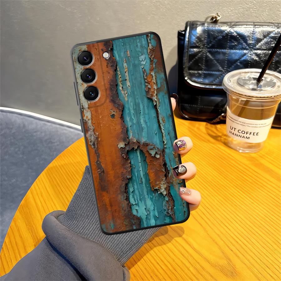 Case for Samsung Galaxy A05 Note 20 Ultra 9 10 A50 A70 A30 A40 A04 A06 A07 A10 A20 A03 A01 A02 Phone Cover Retro Rust