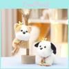 Plush Bee Cute Dog Keychain With Soft Short Fur Ideal Bag Accessories Gifts And