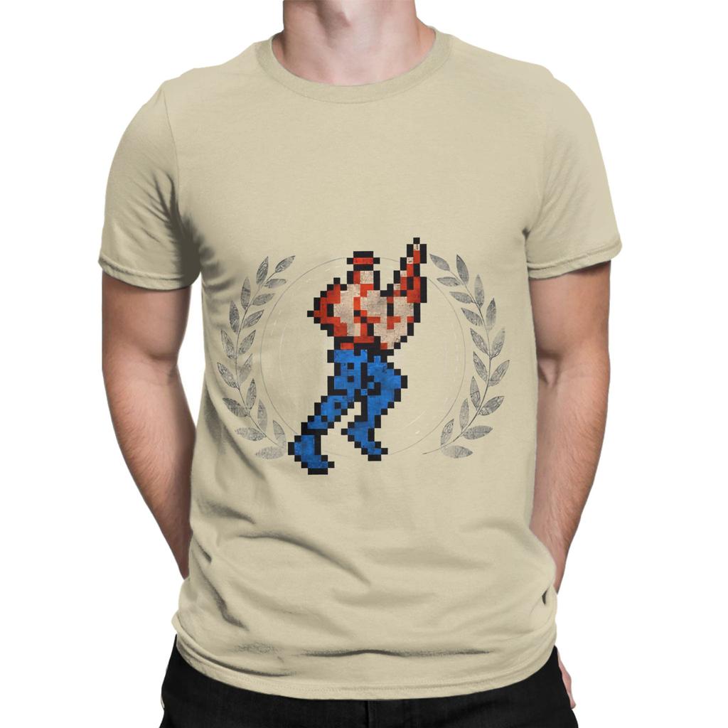 Contra Sprite Badge Funny Graphic 100 Cotton TShirt Contra Nes Tees Tops For Unisex
