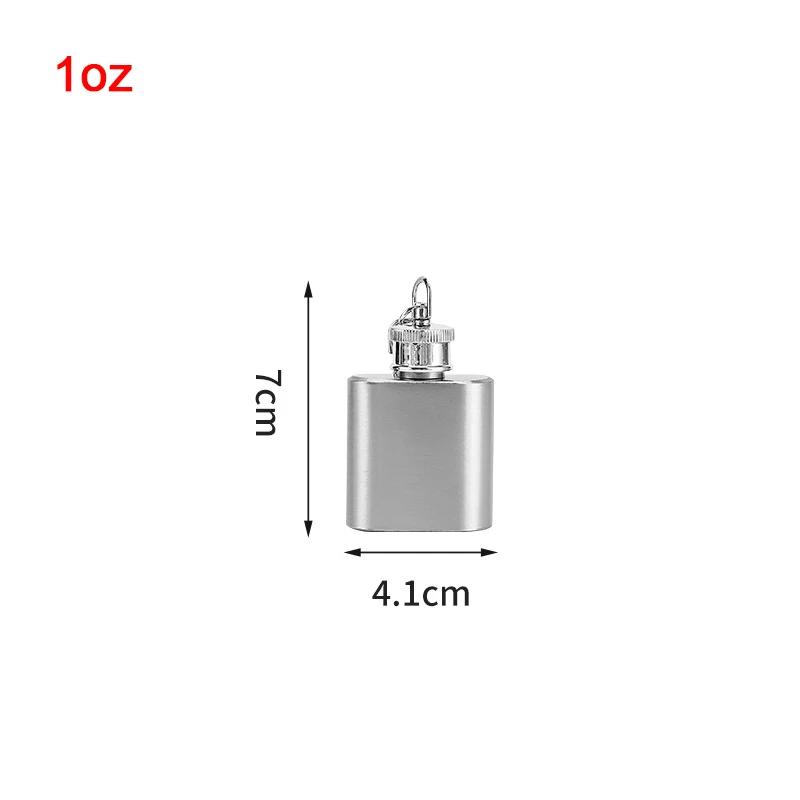 1-18Oz Stainless Steel Hip Flask Liquor Alcohol Whiskey Flask Cap Bottle Travel Liquid Container Accessory Portable Hip Flask