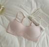 Xiaohongshu popular thin shoulder strap low neck foundation non-marking small chest gathering underwear women's no steel ring invisible bra cover