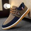 Men's Casual Canvas Shoes, Breathable Wear-resistant Anti-skid Lace-up Shoes for Outdoor, Spring Summer and Autumn