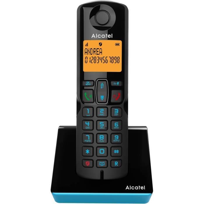 Téléphone sans fil - alcatel - s280 - duo - mains libres - blocage d'appels