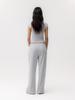 GLOWNY G Classic Boat Neck Tee (Melange Gray)