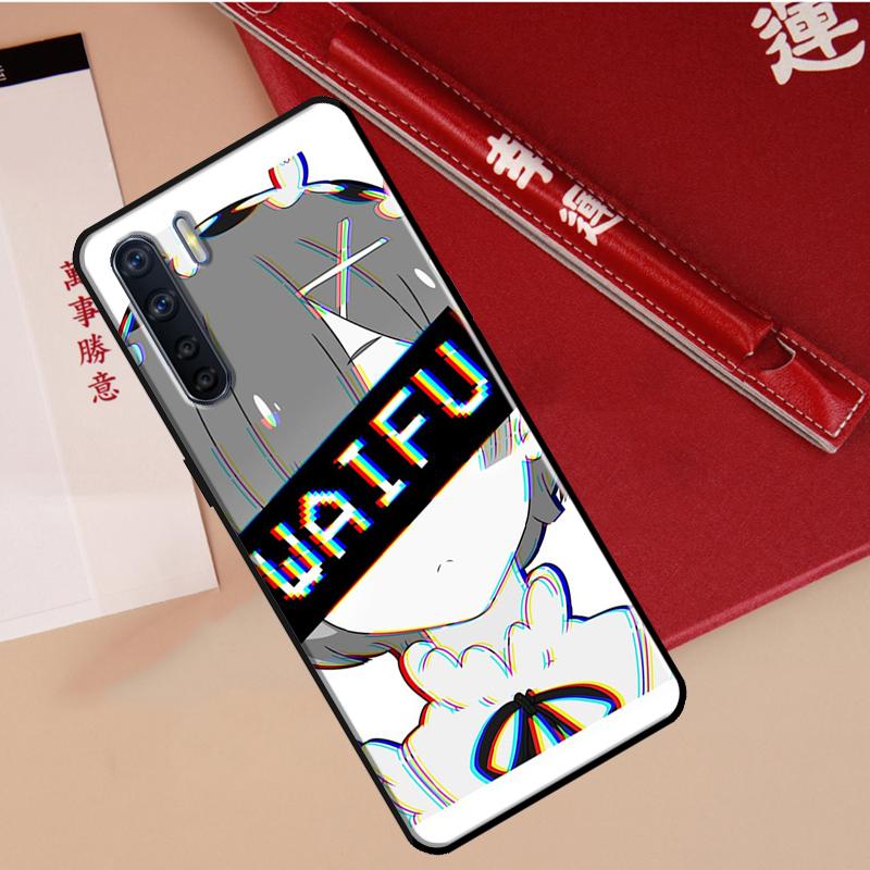 Anime Waifu Girl Case For Oppo A78 A38 A80 A60 A40 A18 A98 A58 A96 A76 A16 A94 A74 A54 A15 A17 A57 A77 A5 Pro