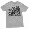 Christliche T-Shirts Ich kann alles tun durch Christus, der mich stärkt Shirt