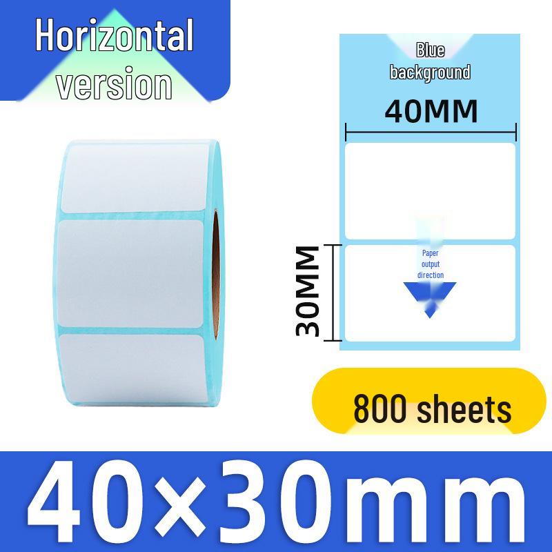 Durable 100x100 Self-Adhesive Thermal Label Paper for Supermarket Barcodes & Express Waybills