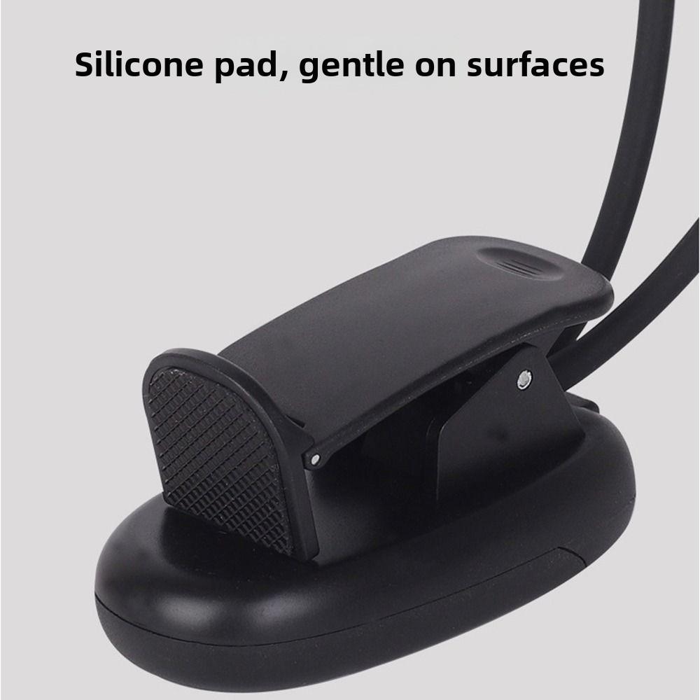 Flexible Gooseneck Design LED Clip on Reading Light Mini Desktop Table Lamp  Bedroom Reading
