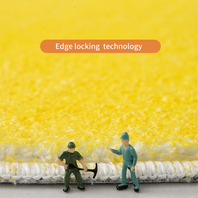 Lemon Rug Carpet Water Absorption Non-Slip Bedroom Bathroom Door Mat