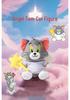 Tom and Jerry Angel Tom Cat & Devil Jerry Mouse Plush Pendant Toy