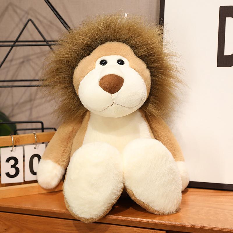 Niedlicher Elefant Löwe Koala Puppe Plüschtier kleiner Affe Frosch Puppe Kinder Beruhigungskissen Stoffpuppe