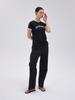 Kelidu Rivet Line Core Straight Pants_Black