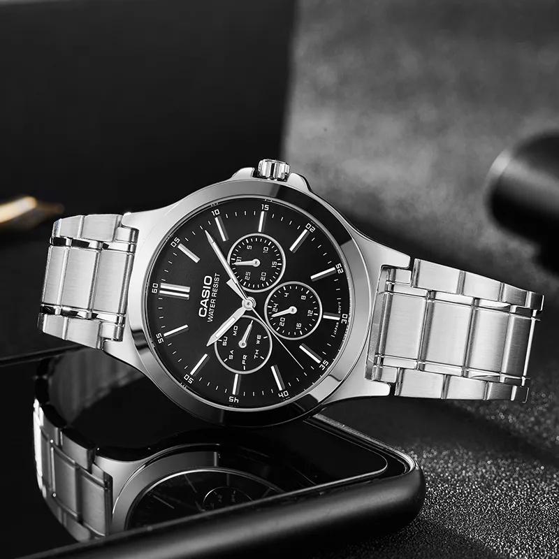 Casio Men Black Watch MTP-V300D-1A-