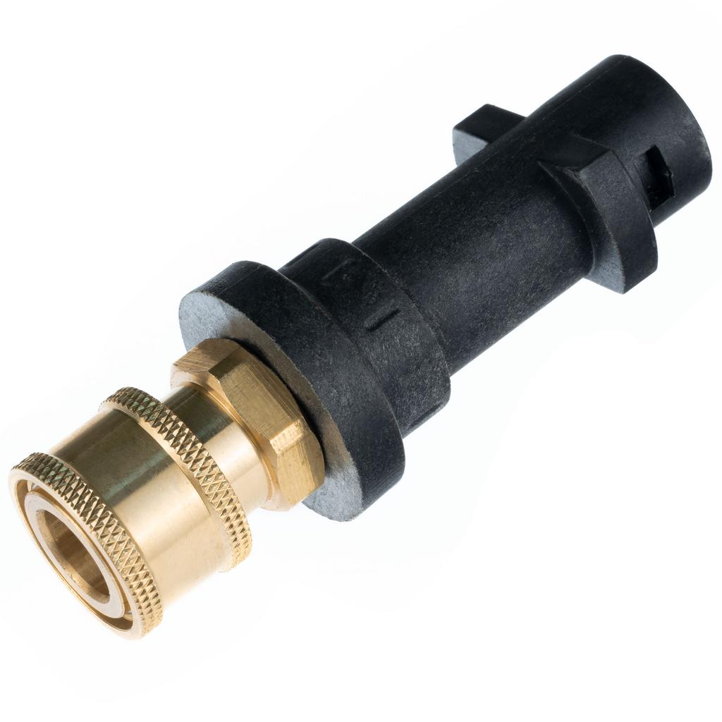 Rosfix Adaptor Baionetă pentru Mașini de Spălat cu Presiune – Compatibilitate cu Kärcher K2–K7 | Alamă și Plastic | Presiune Max 2000 PSI
