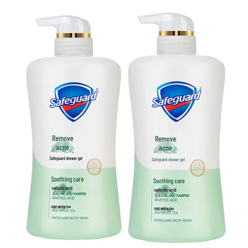 Safeguard Acne Control White Tea 2-in-1 Facial & Body Mousse 360g