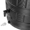 KADAX Réservoir d'Eau de Pluie 265L Eau de Pluie Tonneau Conteneur Kit Avec Robinet