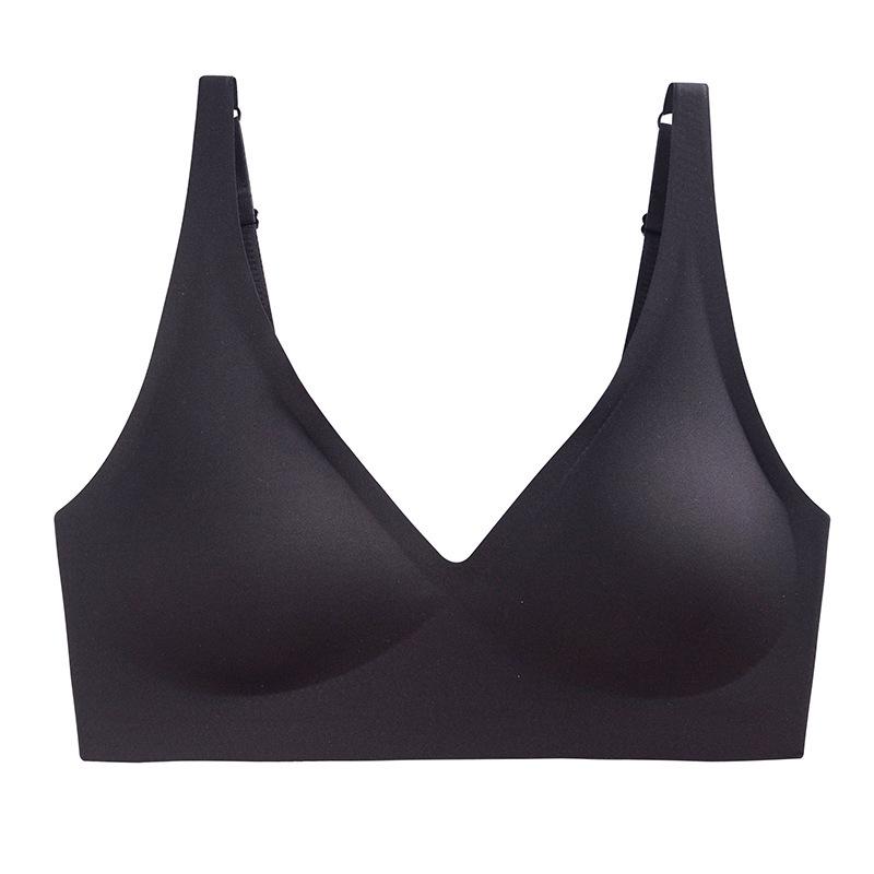 Seamless Adjustable Push-Up Bra: Soft Support for All Chest Sizes