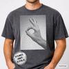 OK Hand Sign Pixel Art T-Shirt, Retro Comfort Colors Garment-Dyed Tee, 1BitWear