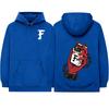 Forward Observations Group Skeleton Hoodies  Clothing Fashion Gothic Long Sleeves Oversized Hooded Sweatshirts Streetwear
