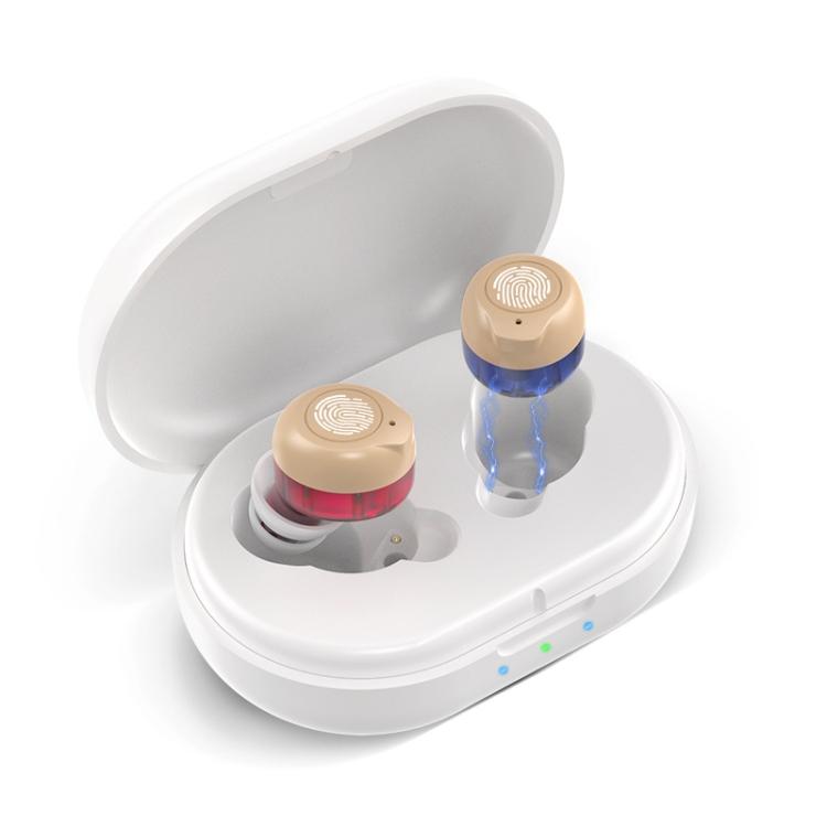 

Older Young Sound Amplifier Sound Collector Hearing Aid (White) білий