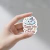 50/100 Pcs Cute English Phrase Cartoon Doodle Stickers DIY Game for Stationery Box Notebook Fridge Storage Box Vinyl Decals