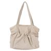 Korean Drawstring Tote Bag Large Capacity Work Handbag Trendy Wrinkled Shoulder Bag  Daily