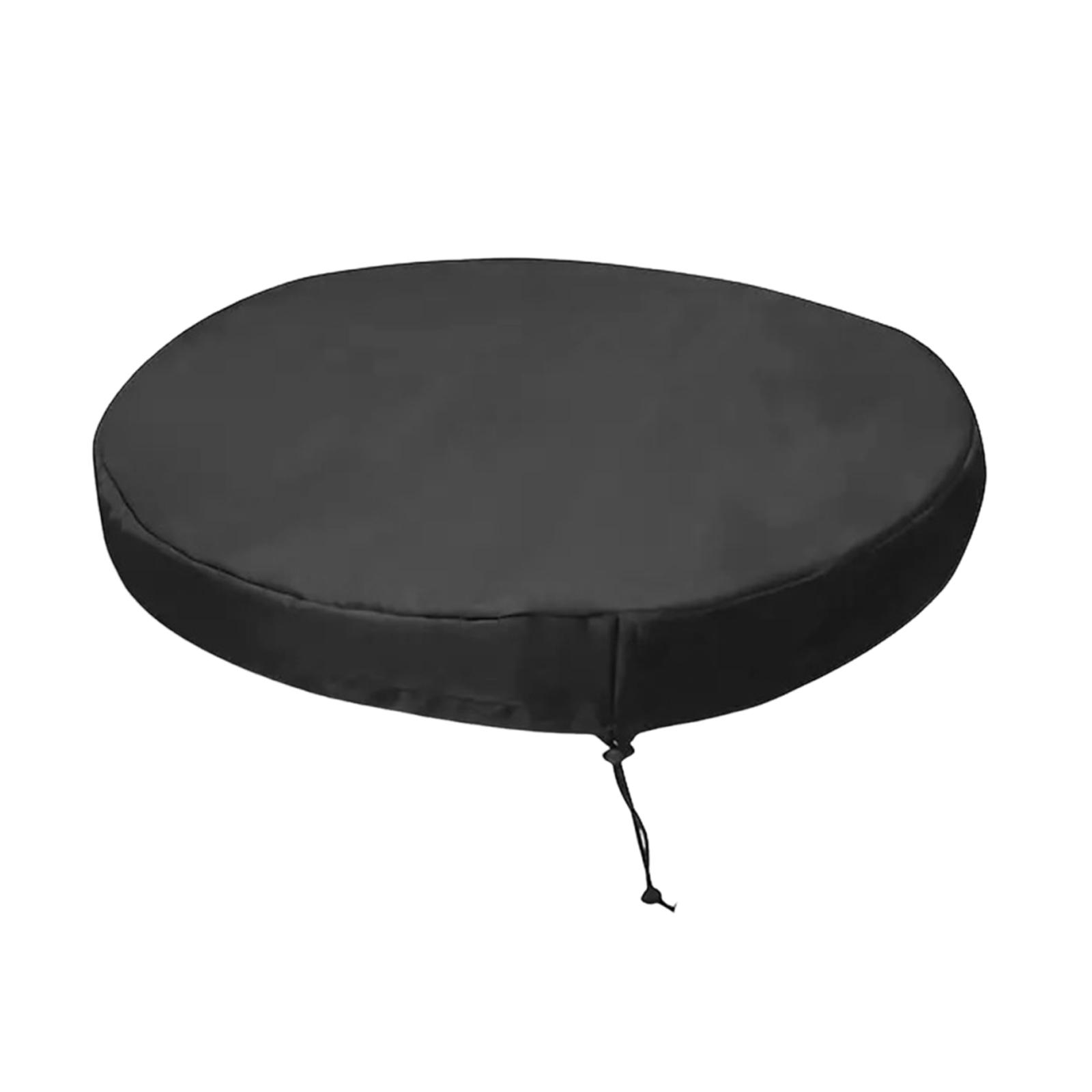 210D Oxford Cloth Stock Tank Pool Cover with Stretchable Adjustable Drawstring for Water Barrel Trash Can All-Weather Protection