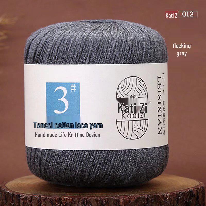 Mercerized Cotton Lace Yarn No. 3: DIY Hand-Knitted Crochet for Children - Spring/Summer Sweater & Coat - Free Shipping