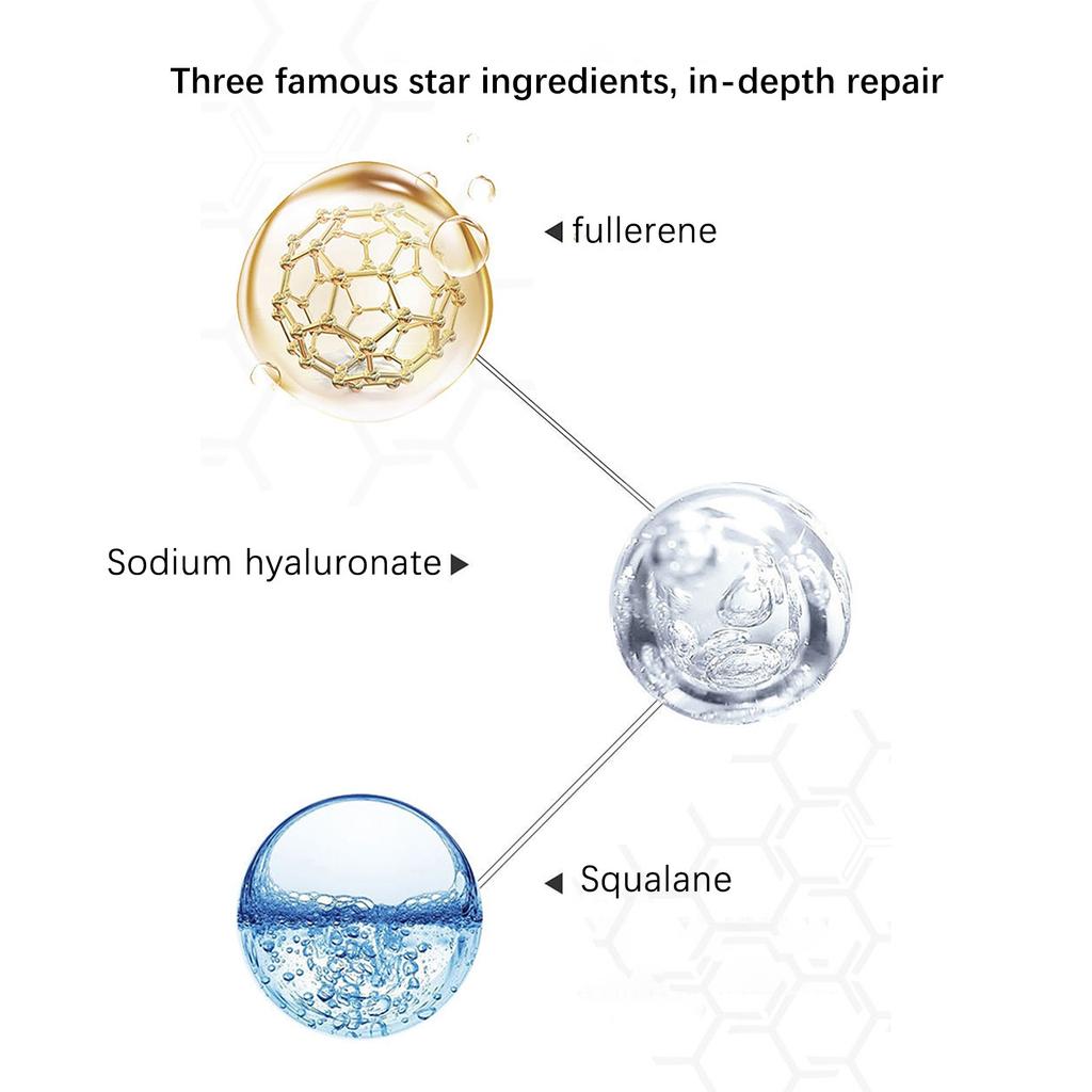 Ollagen Gesichtskapseln Fullerene Plazenta Whitening Feuchtigkeitsspendend 10ml