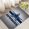 Cowboys Team Spirit Style Crystal Velvet Rug, Soft Anti‑Slip Crystal Velvet Carpet for Living Room Bedroom Home Decor