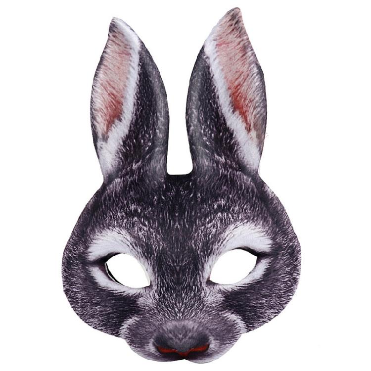 EVA Cosplay Bunny Mask Costume Adult Cosplay Mask Half Face Mask Costume