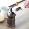 Kalita KH-5 #42039 Wooden Coffee Mill, Manual, Antique Design, Compact, for Outdoor Camping, Adjustable Grind Size, with Lid
