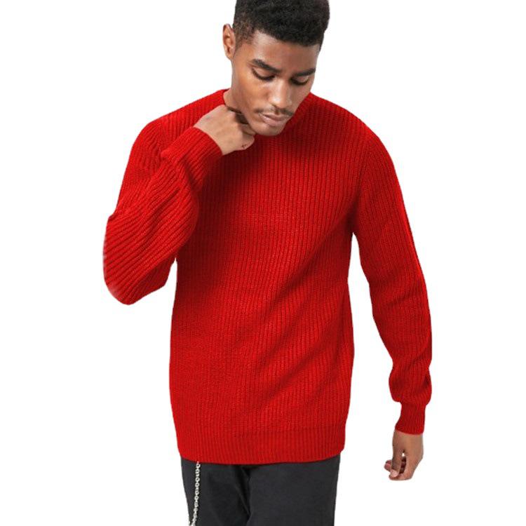 Herrenpullover im europäischen Stil 2026: Herbst/Winter Mode Strickoberteil für grenzüberschreitende Herrenbekleidung
