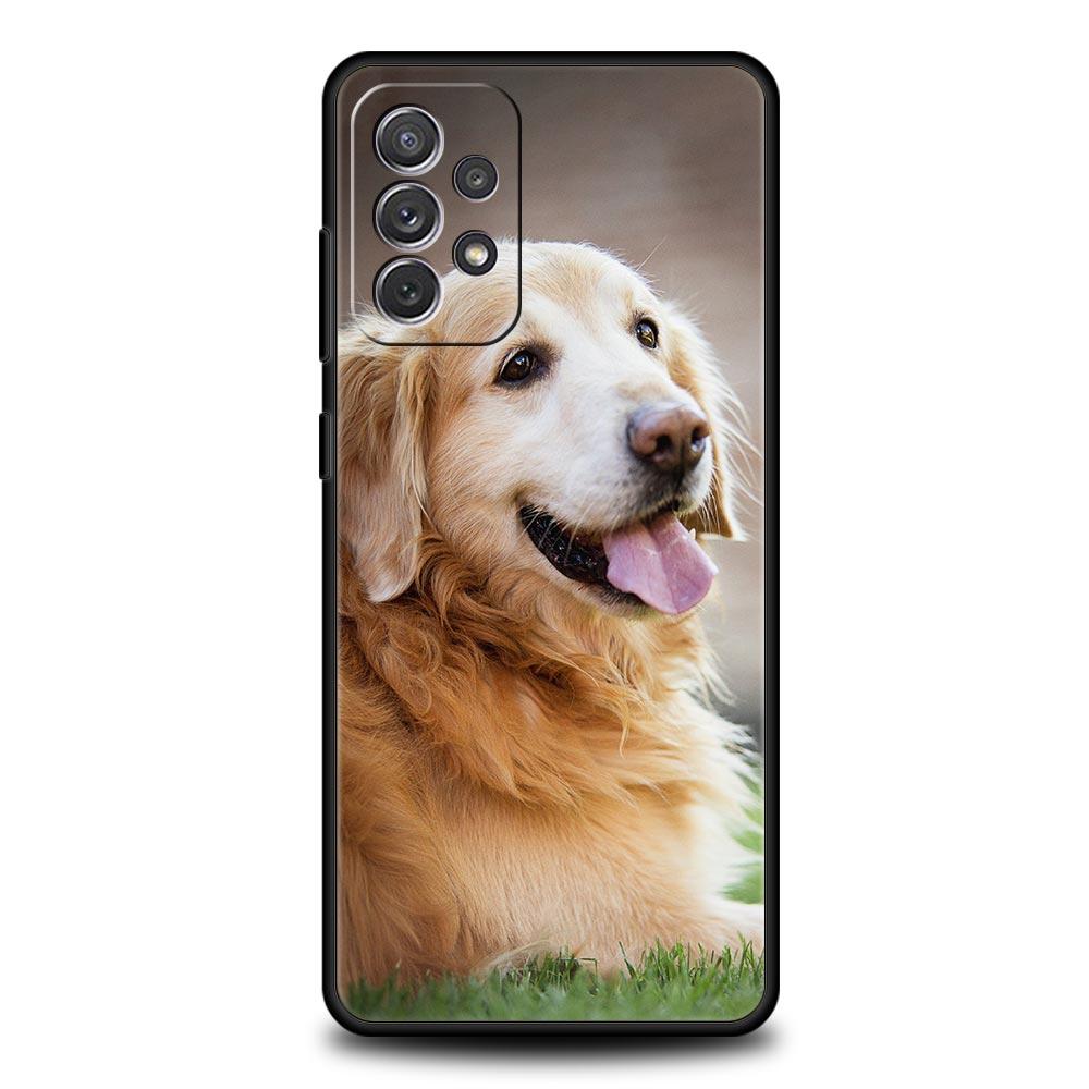 Custodia Telefono Amico Golden Retriever per Samsung Galaxy A51 A71 A21S A12 A11 A31 A52 A41 A32 A01 A23 A33 A53 A73 A03S A13 5G Cover
