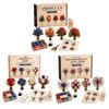 America 250 Beaded Bouquet DIY Kit, 4th of July Patriotic Flower Craft Handmade Set, 1776-2026 Independence Day 3D Beaded Flower Making