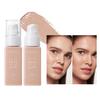 Liquid Foundation, Long-Lasting Dewy Finish Foundation with Pump, Lightweight Skin-Like Glow Full Coverage Face Makeup, Waterproof Liquid Base