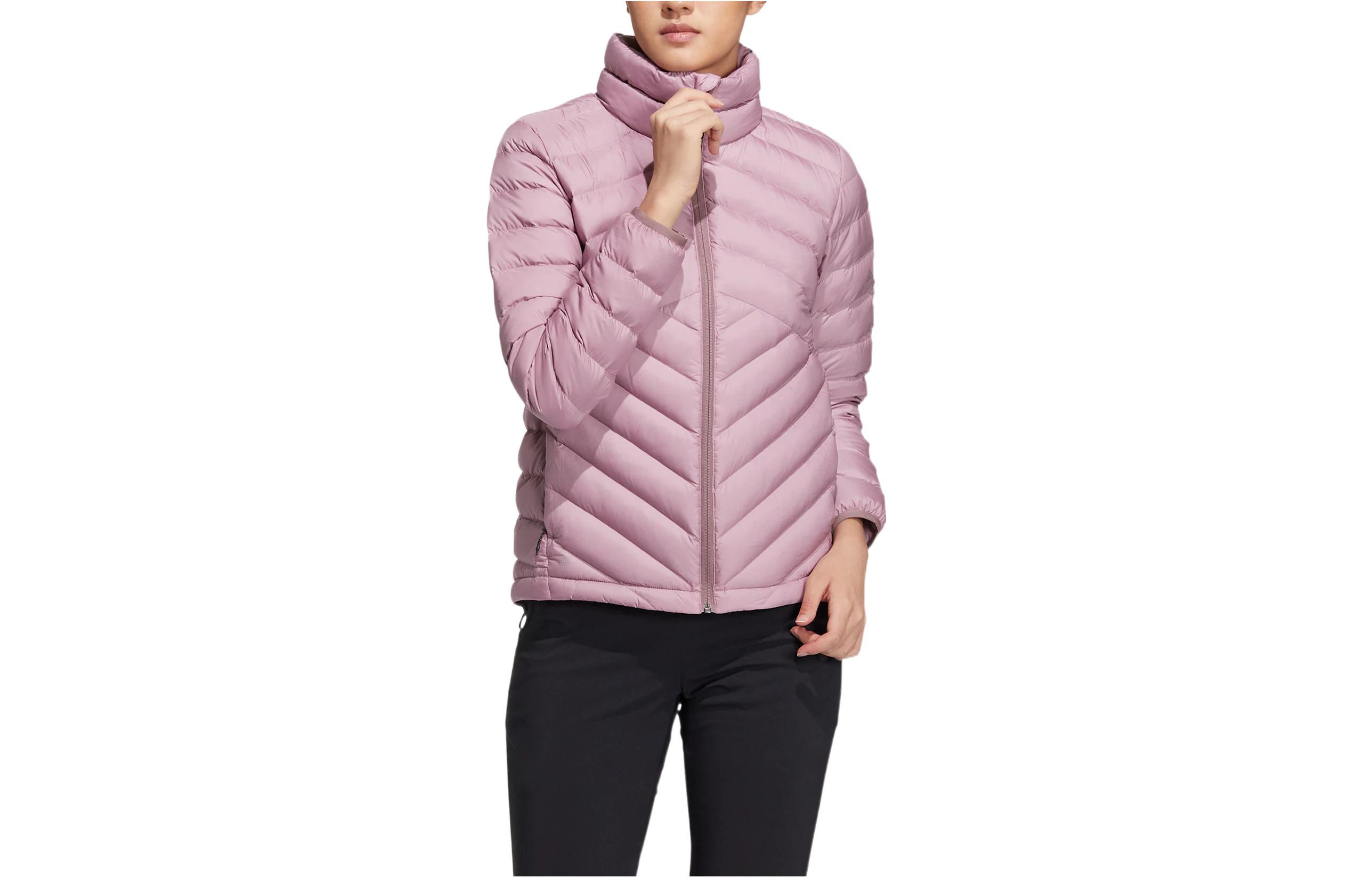 Adidas Down Jackets Women s Pink Stand Collar Lightweight Other HN1985 S