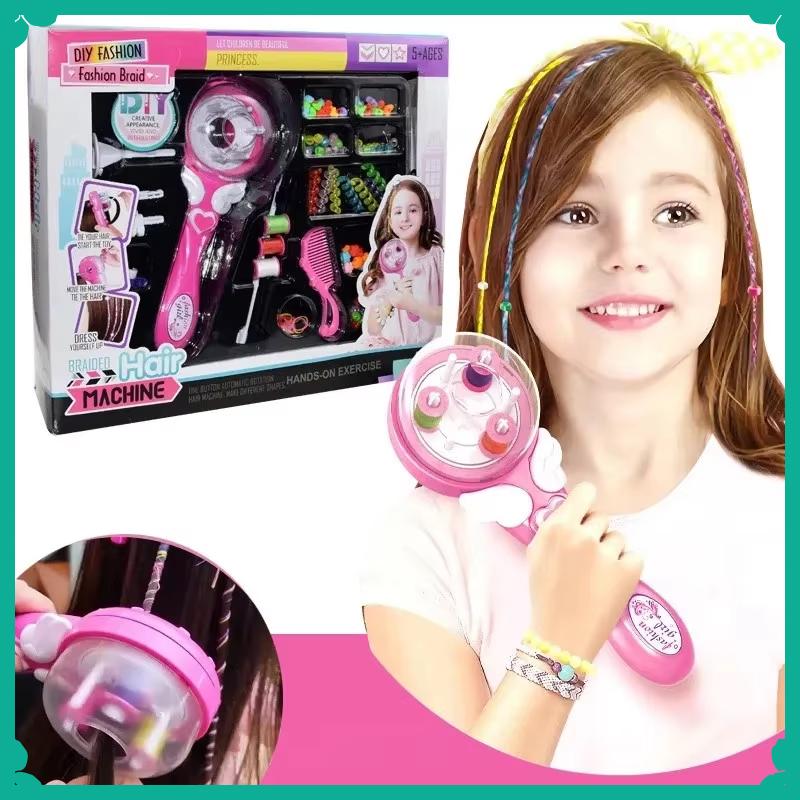 Automatic Hair Braid Kits Electric Children Diy Braiding Hairstyle Twist Machine Hair Styling Tools Makeup Toys For Girls