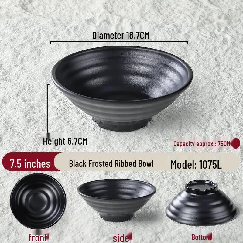 Japanese Style Melamine Ramen Soup Bowl