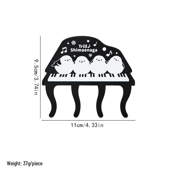 

Музыкальный зажим в форме пианино: Мультяшная закладка и держатель для контрольных работ для учеников 95*110mm