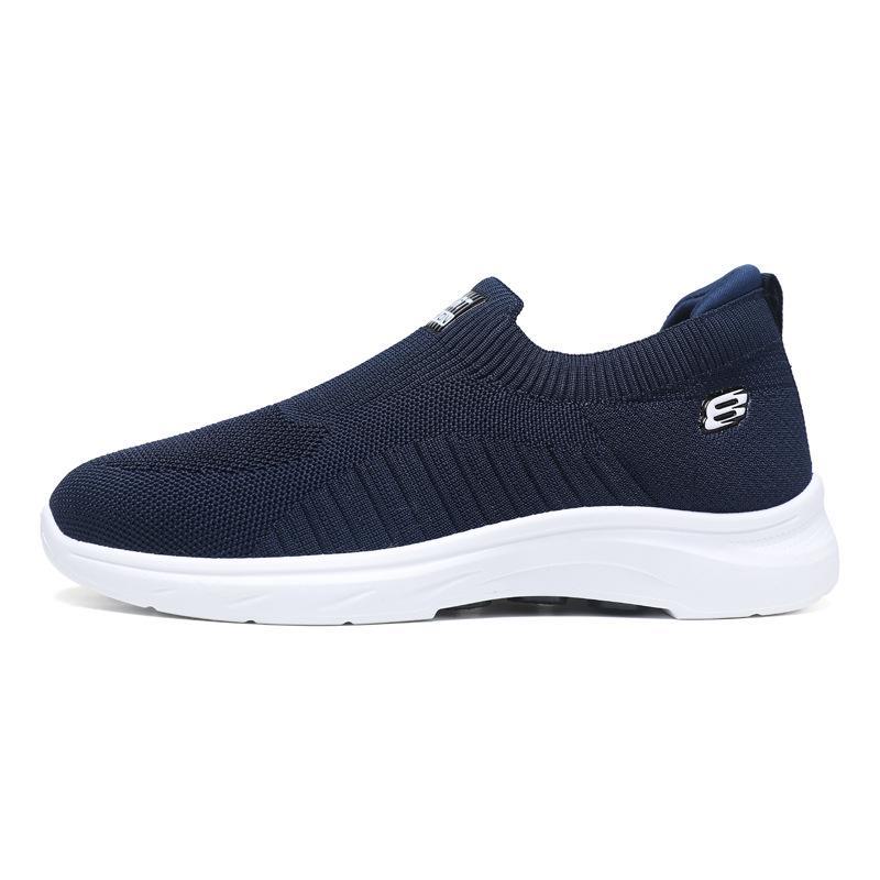 Men's Spring & Autumn Large Size Flying Weave Comfort Shoes for Seniors - Lightweight Dad Sneakers