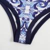 Womens Modest One-Piece Swimsuit With Skirted Bottom Floral Print Quick-Dry Swimwear Pool Beach Swimming