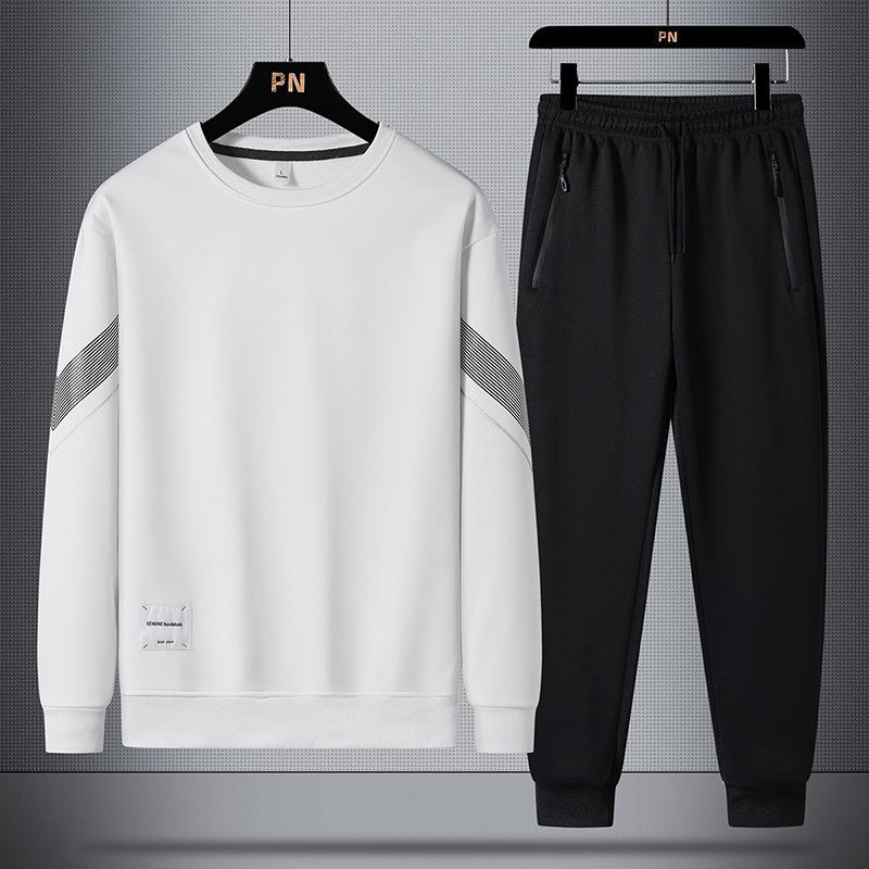 2023 Men's Plus Size Autumn Hoodie & Joggers Casual Sportswear Set